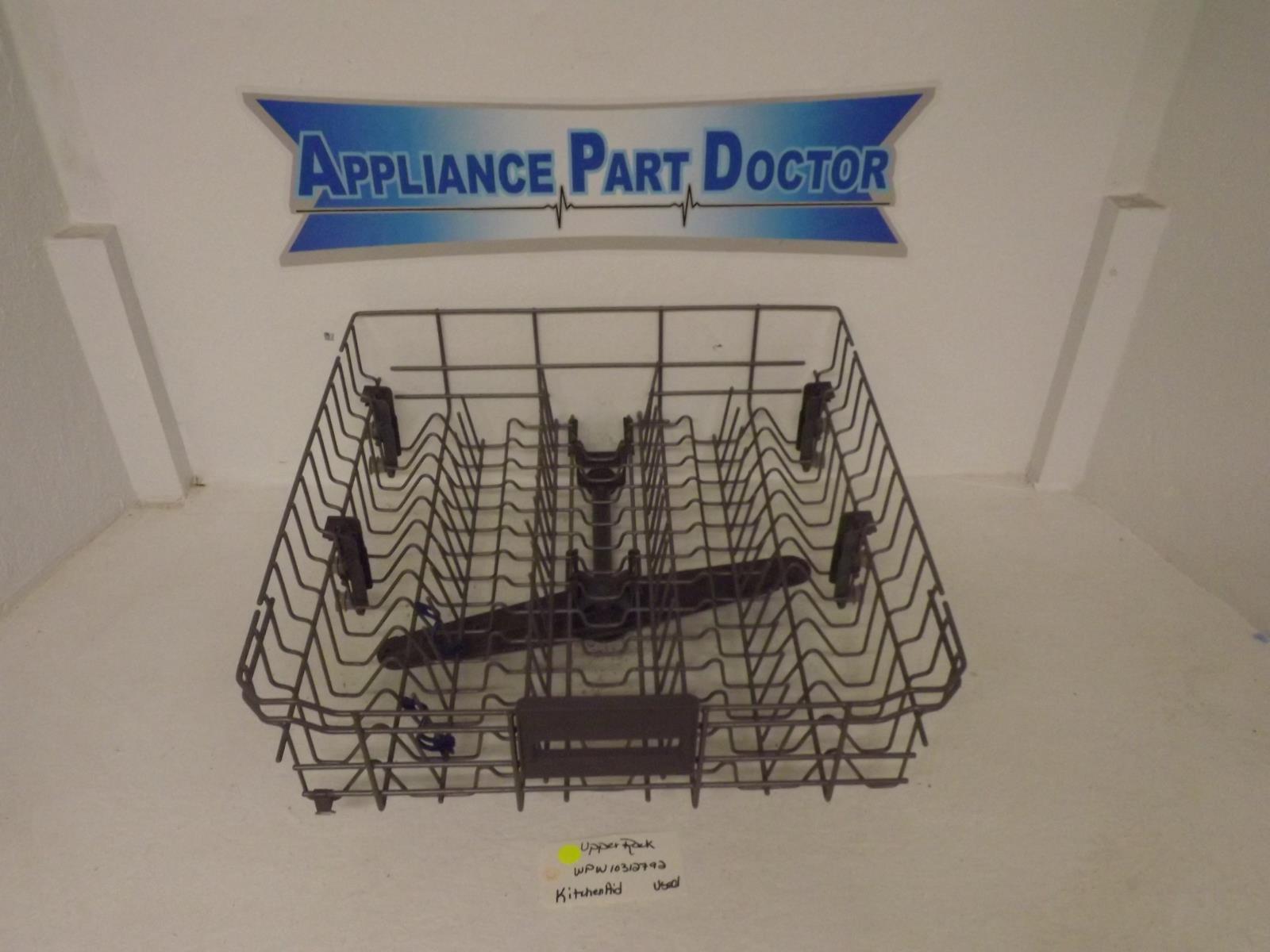 KitchenAid Dishwasher WPW10312792 Upper Rack Used KitchenAid Dishwasher WPW10312792 Upper Rack Used